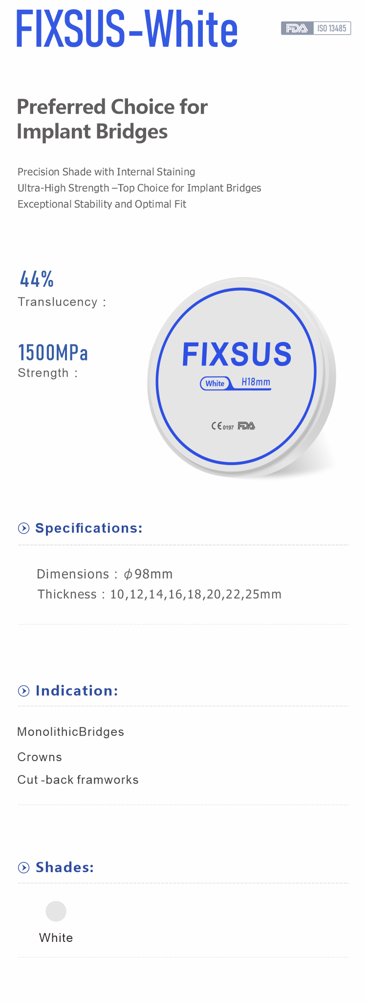 FIXSUS  White
